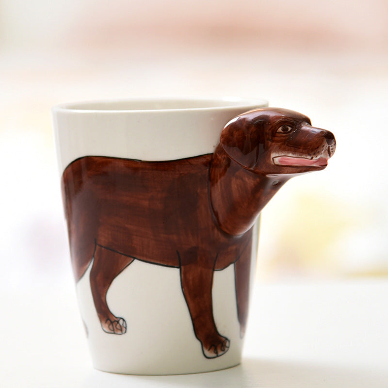 Pure Hand - painted 3D Animal Mug