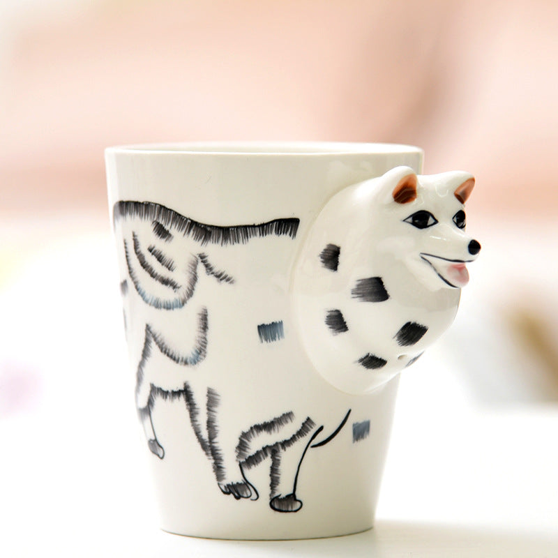 Pure Hand - painted 3D Animal Mug