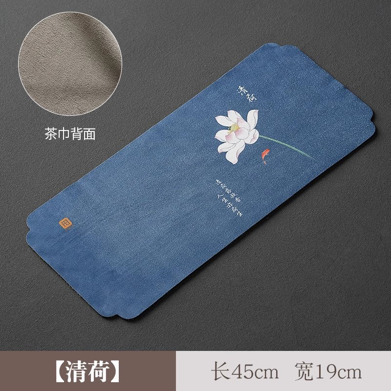 Tea making tablecloth, thousands of miles of rivers and mountains