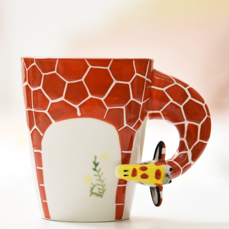 Pure Hand - painted 3D Animal Mug