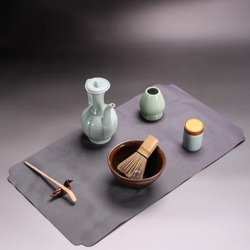 White porcelain ewer for imitating Song - style tea - whisking