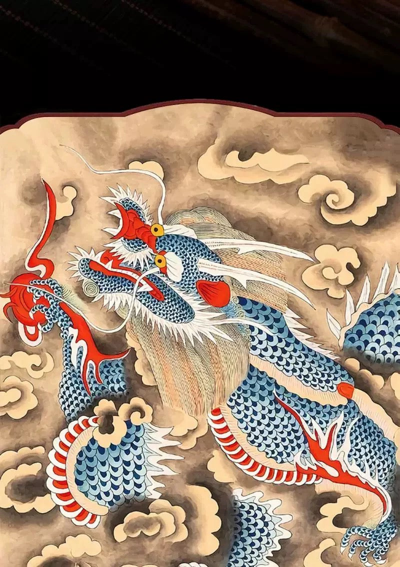 Jingdezhen Old Pottery Clay Dragon Crossing the River Pu'er Teacup | Handmade Master Cup