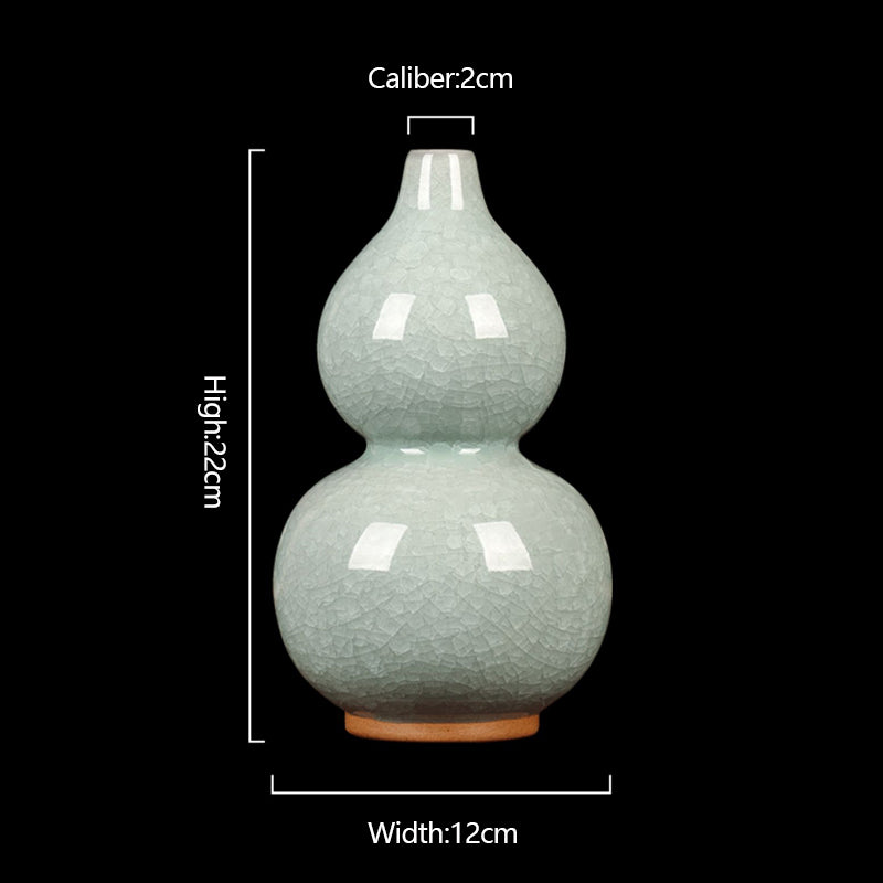 Ice Crackle Zucchini ornament