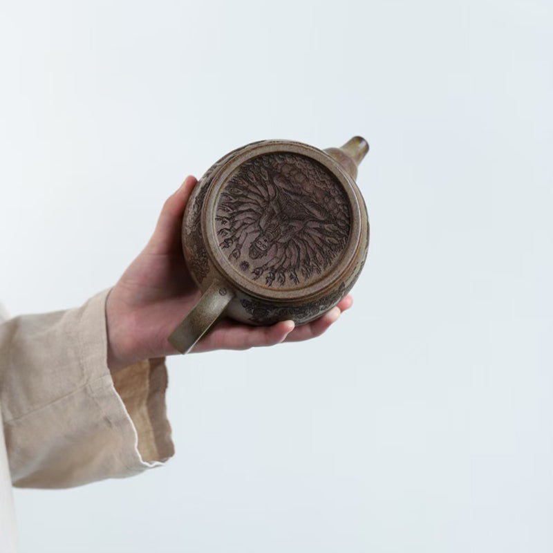 Zisha Teapot Mahavairocana Buddha  700CC