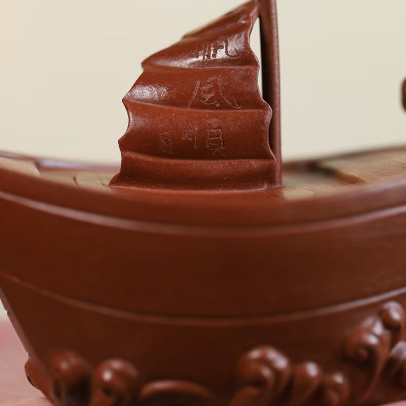 Zisha Teapot Everything goes smoothly 260CC by Master Zhang Dejun.