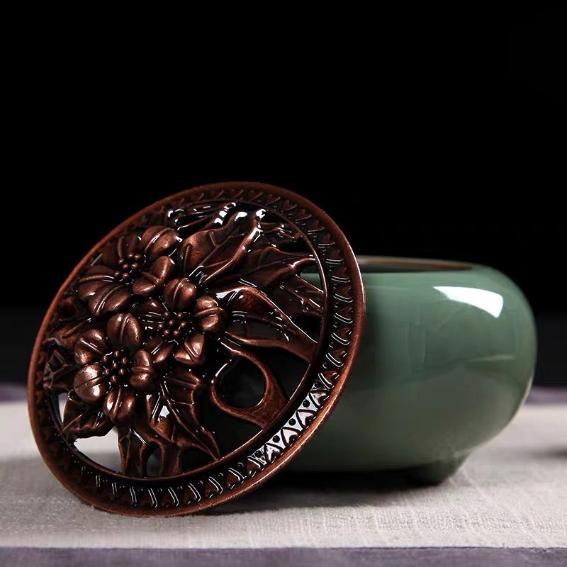 Longquan Celadon Incense Burner—Elevate Your Space with UNESCO-Recognized Chinese Craftsmanship