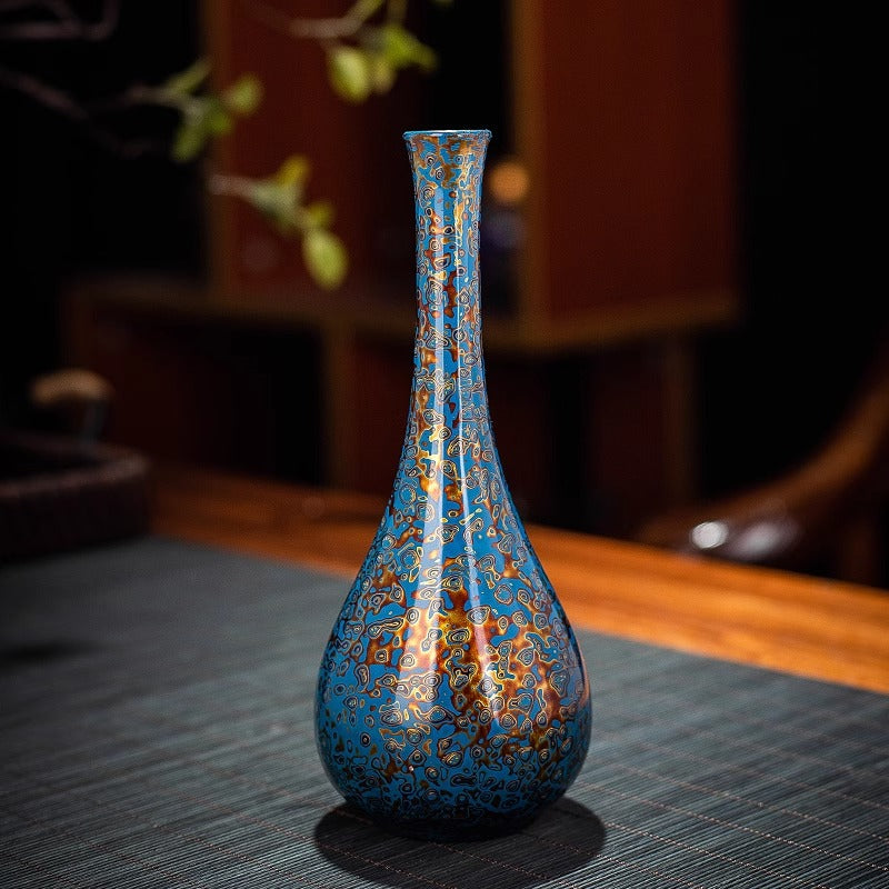 Intangible Cultural Heritage Lacquered White Porcelain Vase