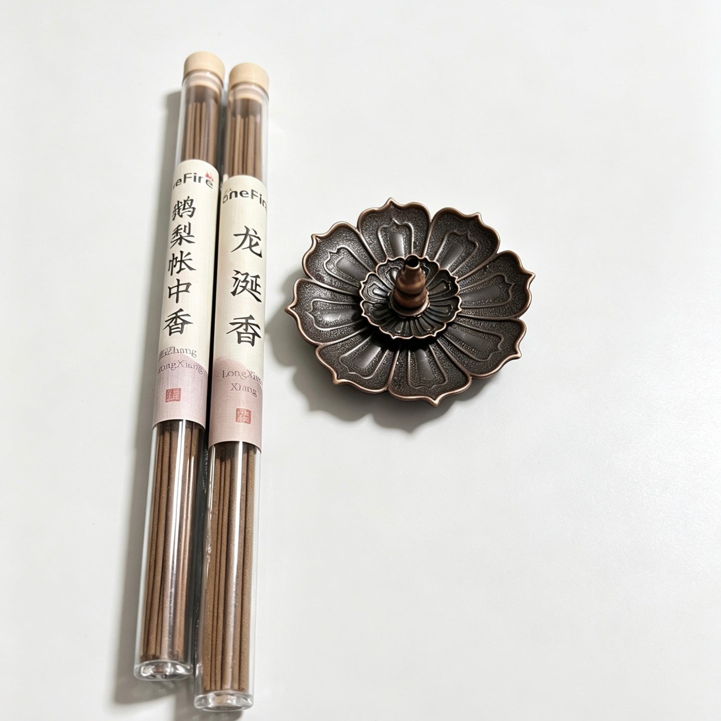 Handcrafted Goose Pear Bedchamber(Romance )& Ambergris Dragon Incense Sticks—Two legendary scents, one curated collection.