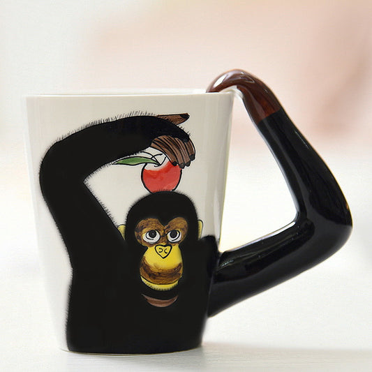 Pure Hand - painted 3D Animal Mug