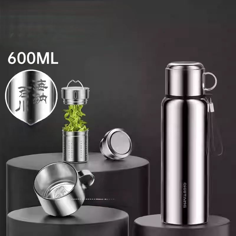 Hansculture 316 stainless steel cup tea water separation cup -thermal mug