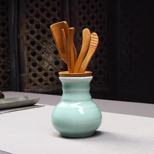 Longquan Celadon Tea Ceremony Six Gentlemen Set - UNESCO Heritage Chinese Teaware