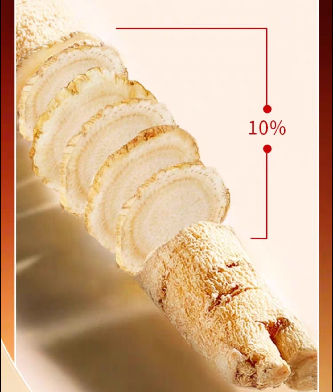 2-3CM Extra Large Changbai Mountain Ginseng Slices, sourced from the authentic Changbai Mountain origin—the famous "hometown of ginseng" in Northeast China-100g