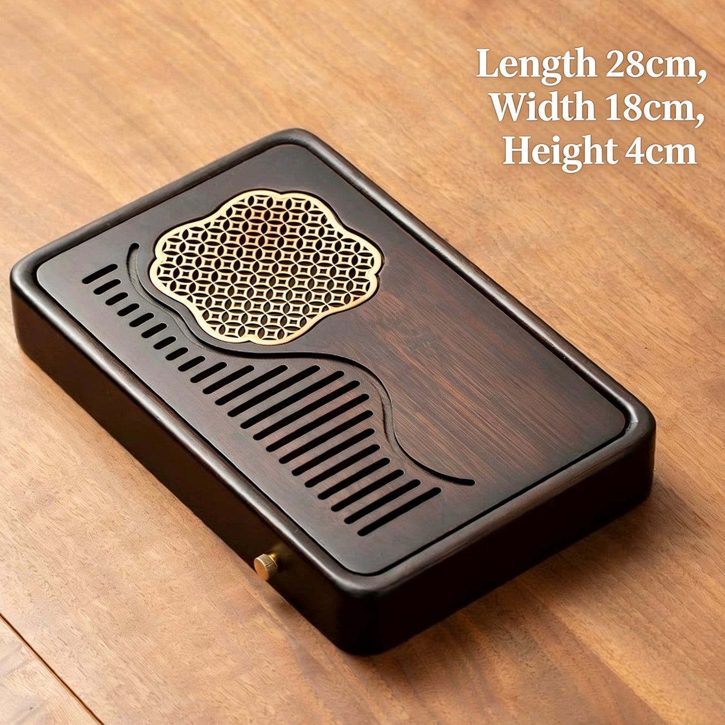 Premium Bamboo Tea Tray – Elegant "Sea View" Design for Tea Lovers—Elevate Your Tea Ritual with Timeless Craftsmanship