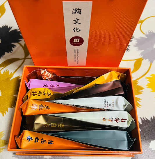 Hansculture Sample Tea for Tea Beginner to try different types of Chinese Famous Tea--12 types