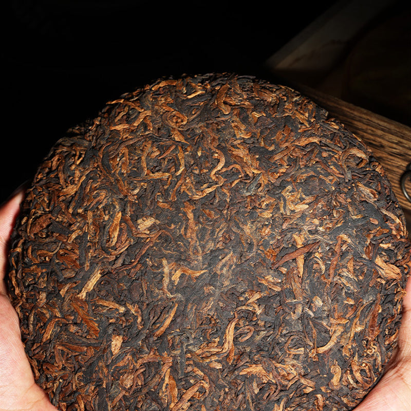 2009 Bud Emperor grade LaoBanzhang Pu'er Ripe Tea Cake--- 15year Top notch Collection