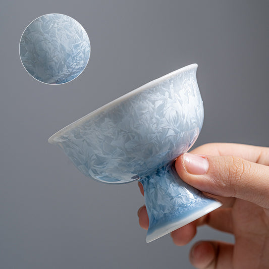 Kiln-Formed Crystallized Goblet