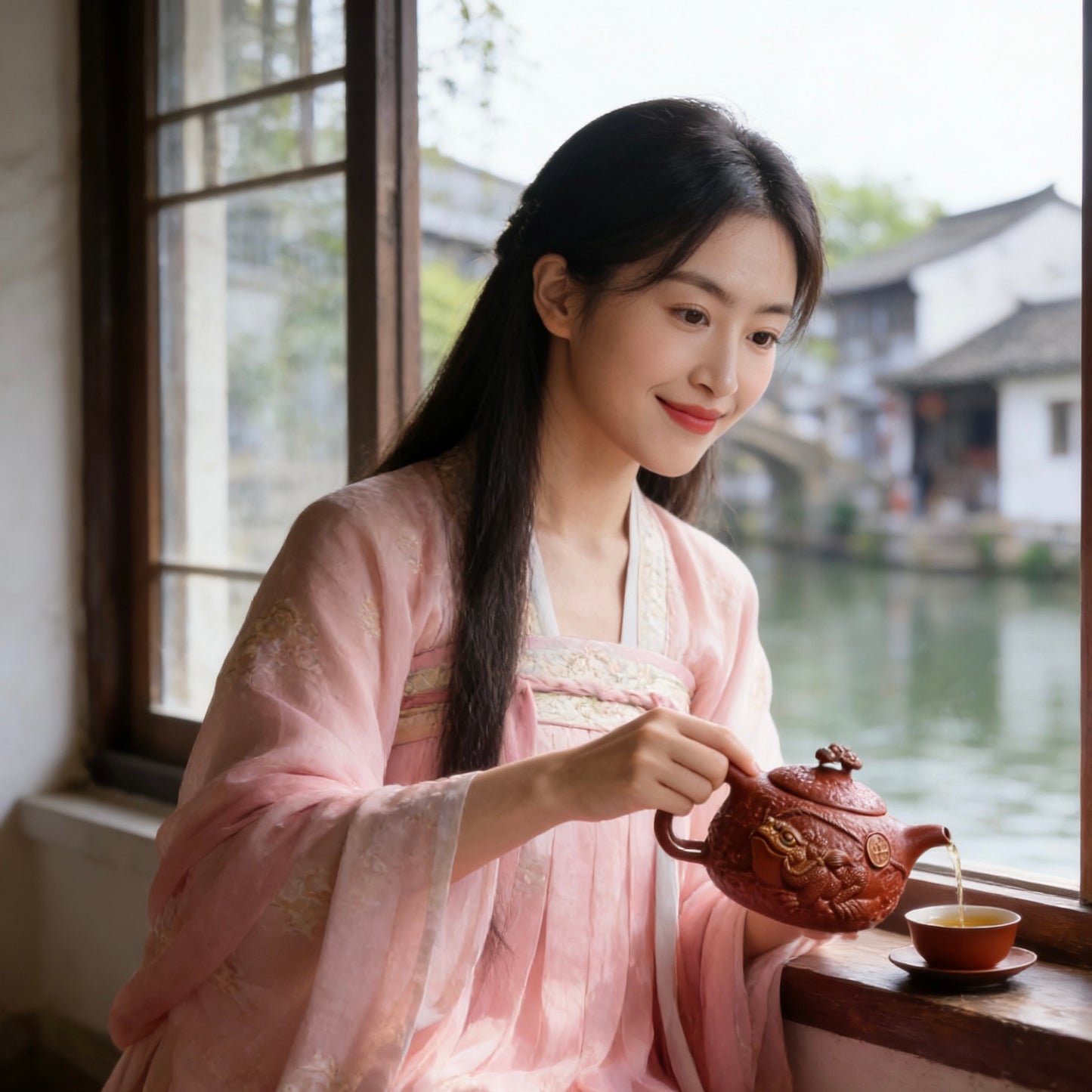 Handcrafted authentic Yixing teapot made from original Dahongpao clay. Features the lucky Jin Chan (money toad) design. Perfect for gongfu tea, daily use, and gifting.