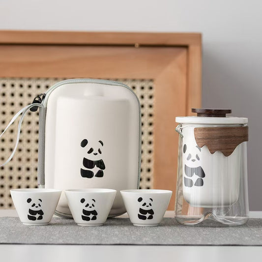 Panda Travel Teaset—Lazy Way to Brew Tea