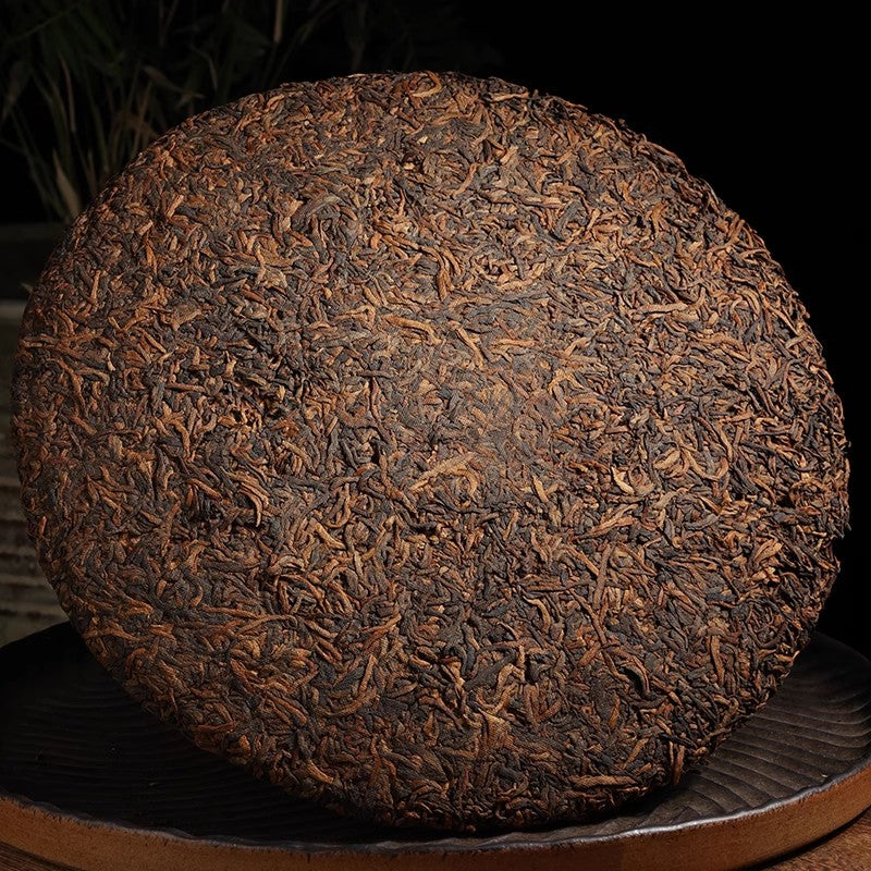 2006 Lao Banzhang Pu'er Ancient Tree Old Ripe Tea Cake---18 Years of Collection