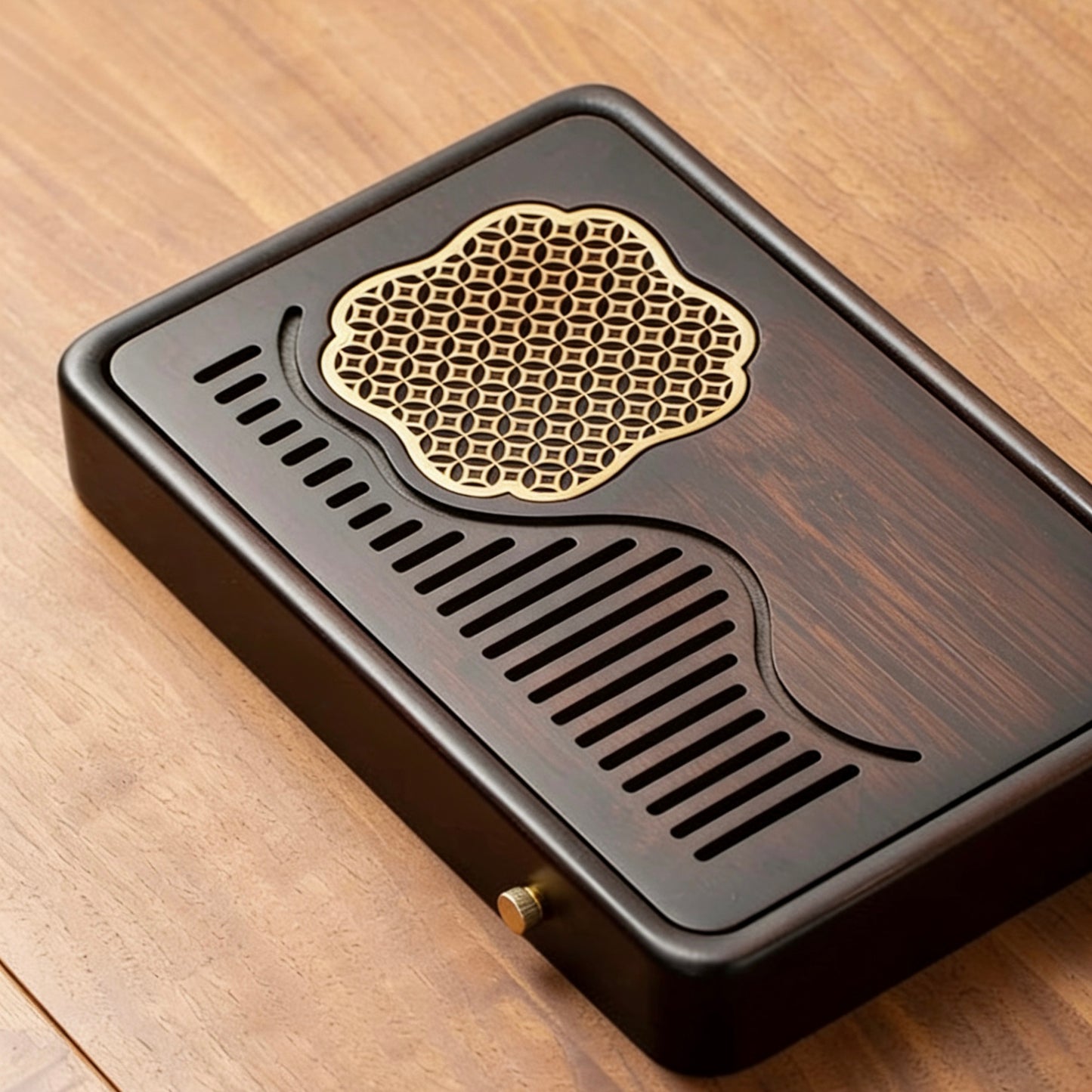 Premium Bamboo Tea Tray – Elegant "Sea View" Design for Tea Lovers—Elevate Your Tea Ritual with Timeless Craftsmanship