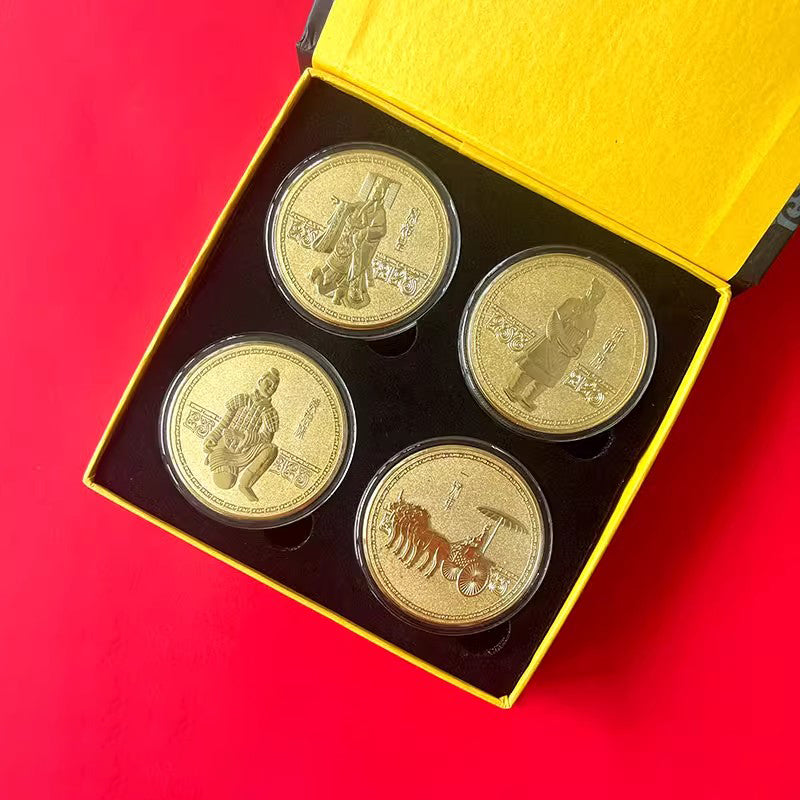 Terra-Cotta Warriors Ceremony Coins 4 Pieces