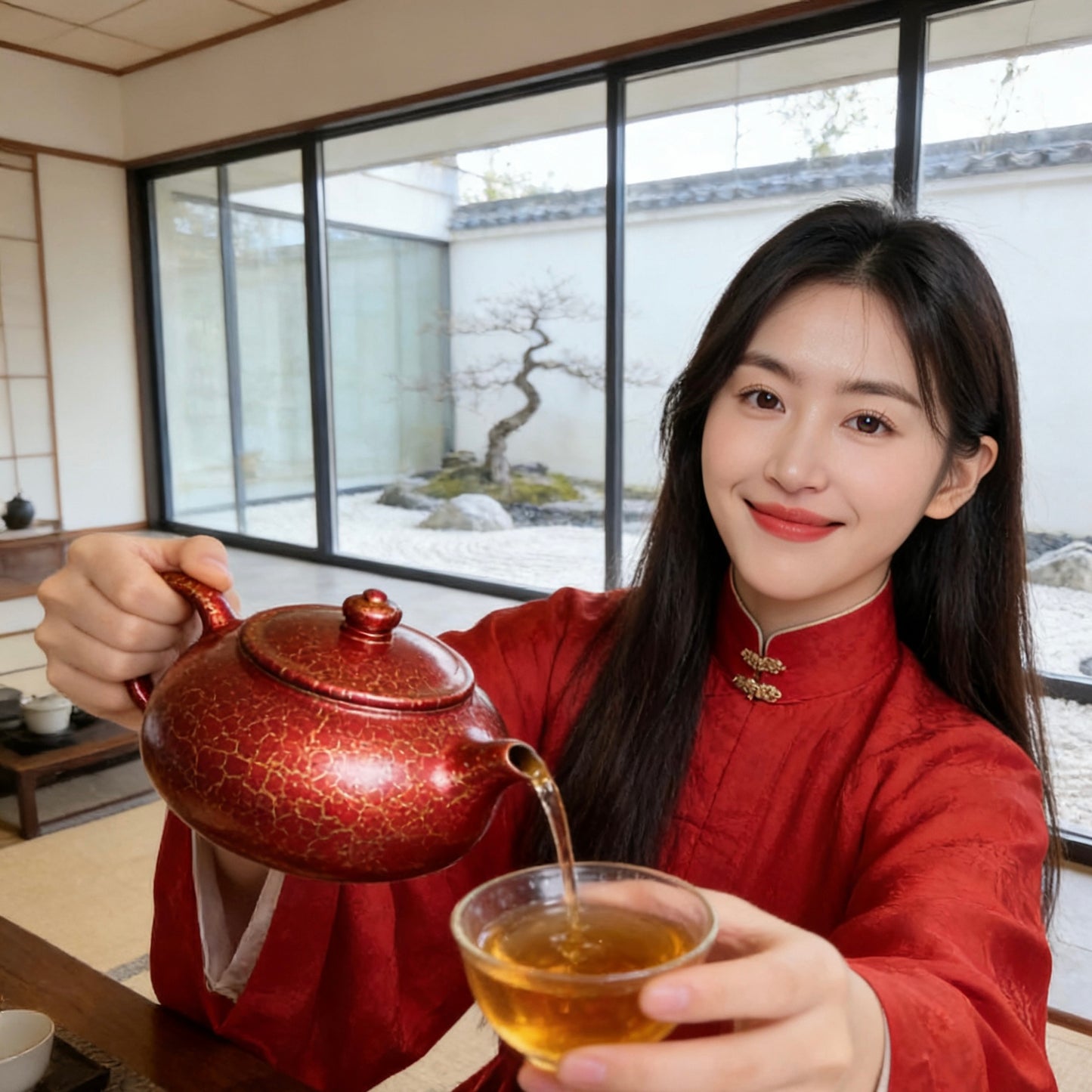 Premium Yixing Zisha Teapot: Handcrafted Hanjiang Hu with Shell-Firing Glaze