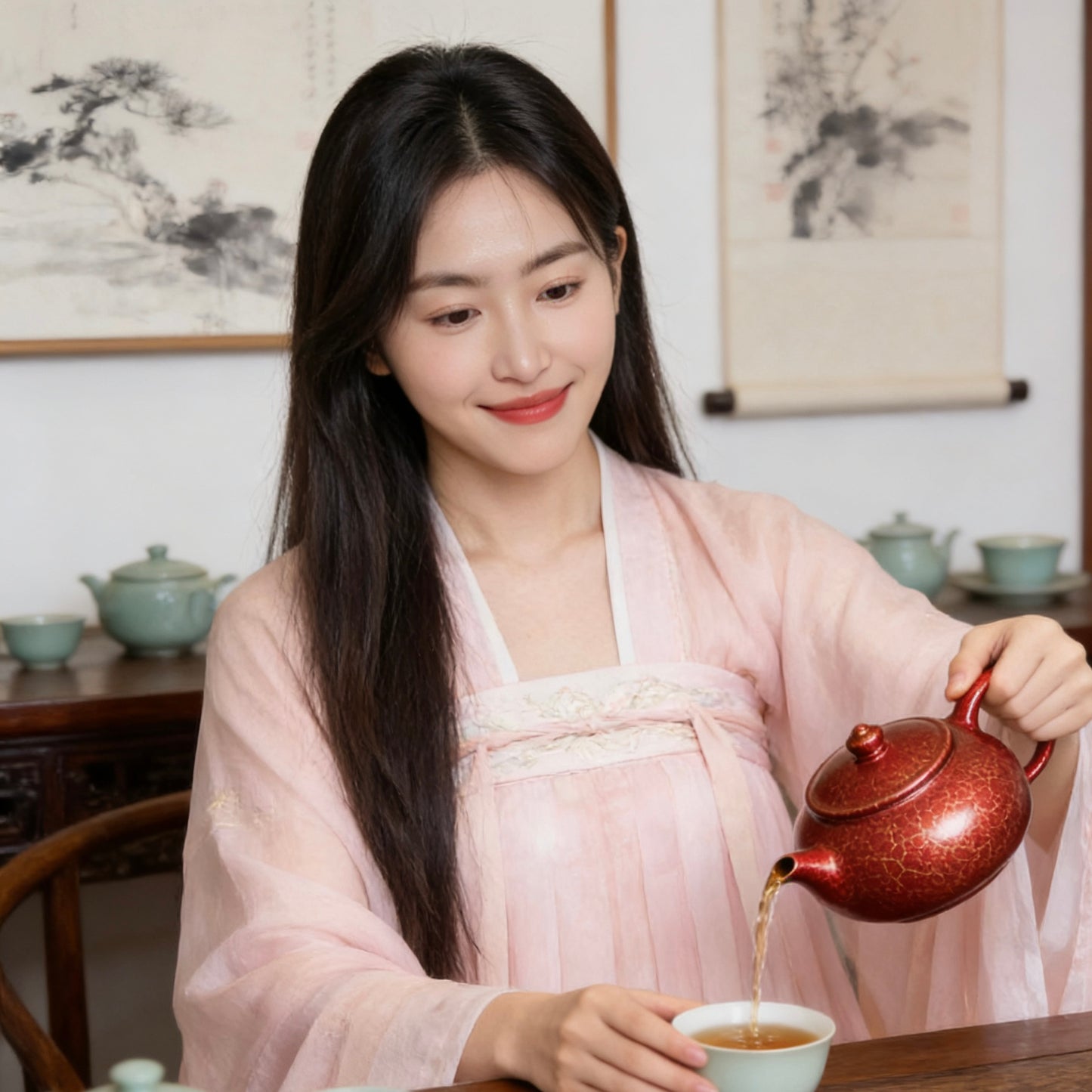 Premium Yixing Zisha Teapot: Handcrafted Hanjiang Hu with Shell-Firing Glaze