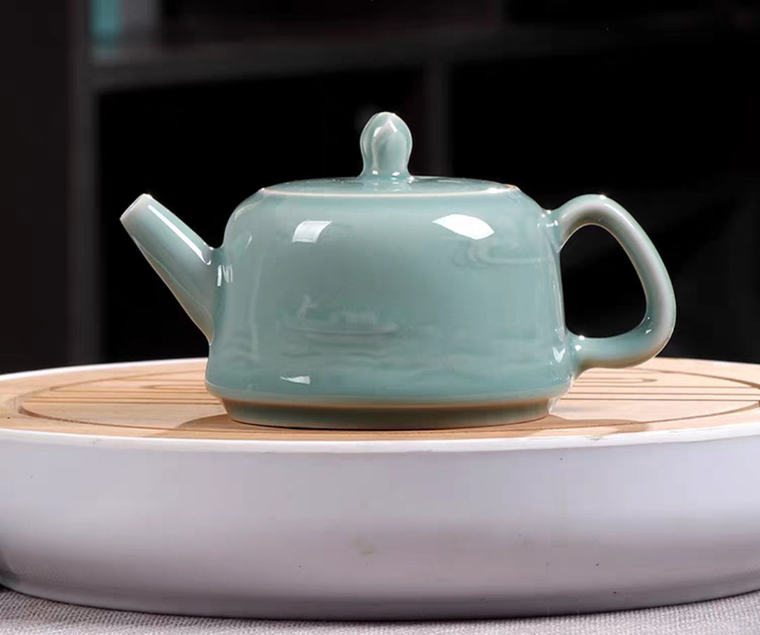 Longquan Celadon Teaset (Teapot +2 Cups)