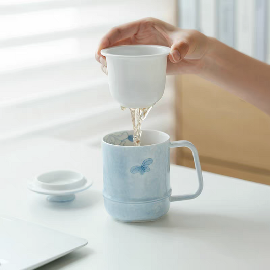 Dreamy Blur Butterfly Mug for Making tea in Office