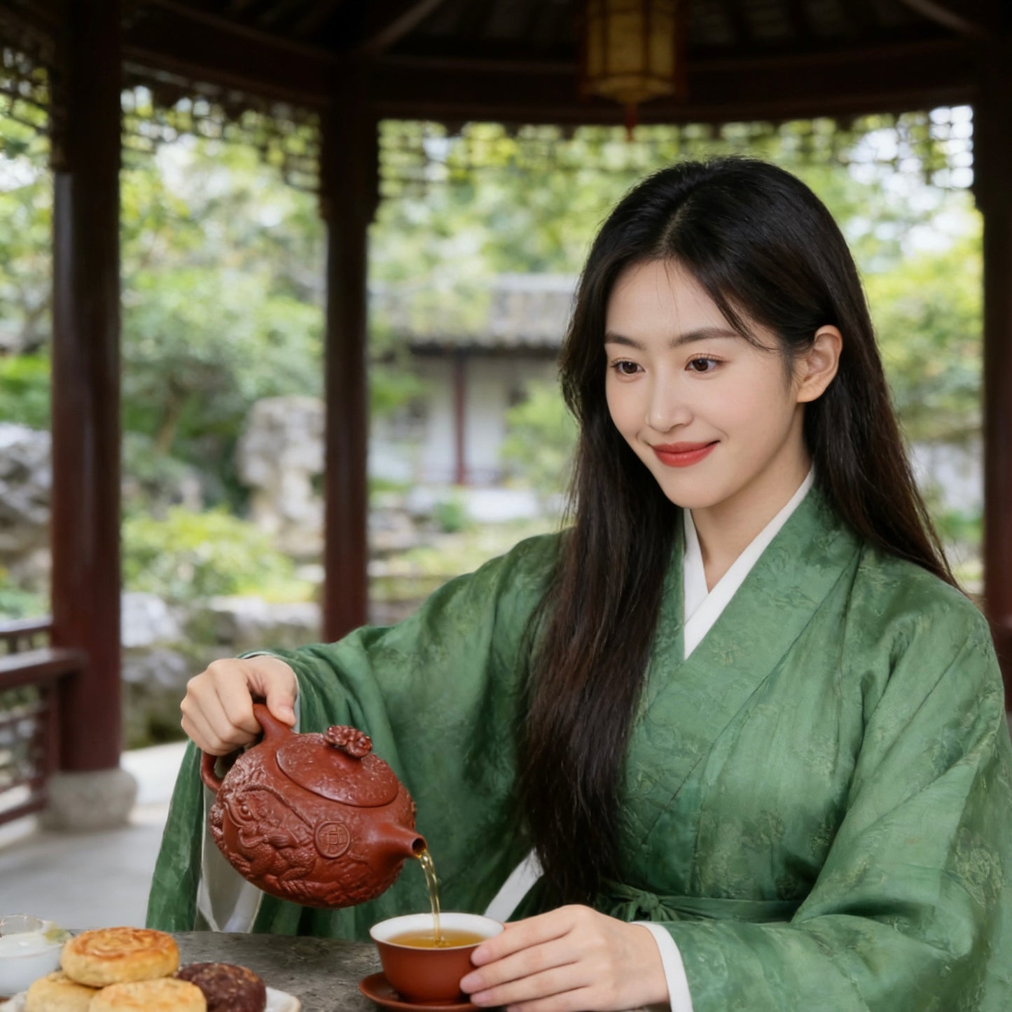 Handcrafted authentic Yixing teapot made from original Dahongpao clay. Features the lucky Jin Chan (money toad) design. Perfect for gongfu tea, daily use, and gifting.