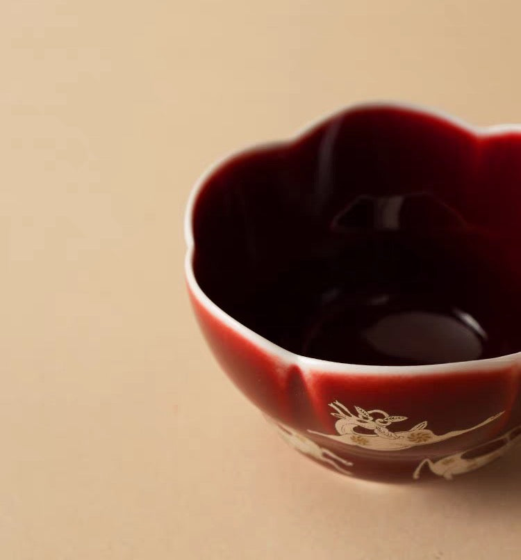 Dun Huang Mogao Grottoes Design Legend Red Cup