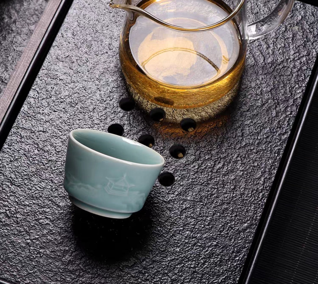 Longquan Celadon Teaset (Teapot +2 Cups)