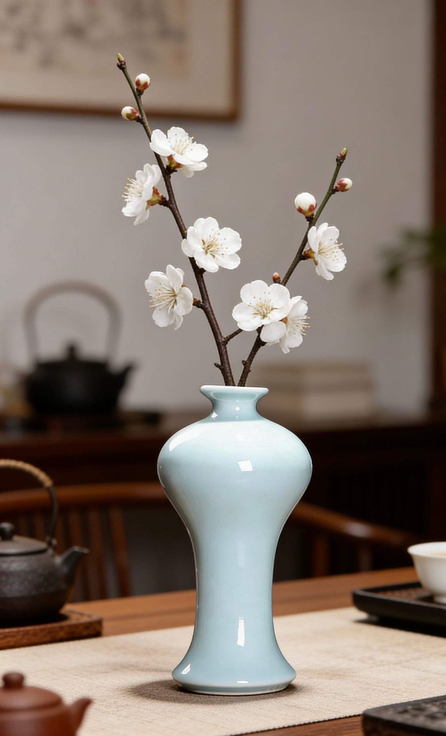 Longquan Celadon "Mei Ren Zui" Vase – Chinese Style Home Decor