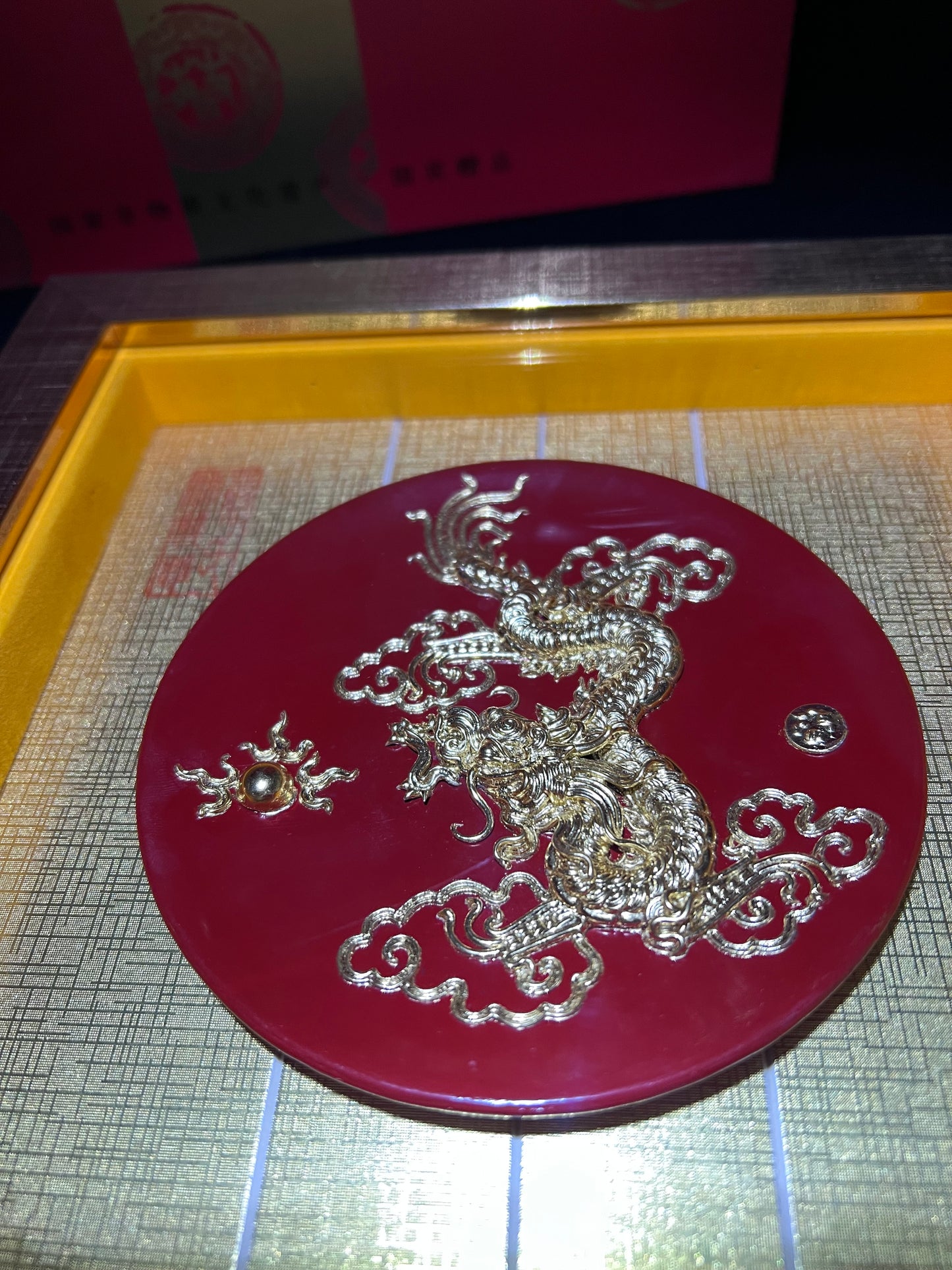 Lacquer Thread Sculpture Dragon Zodiac